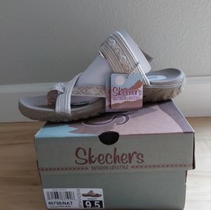 Skechers Women's Flip-slop Sandals Flop (beige)